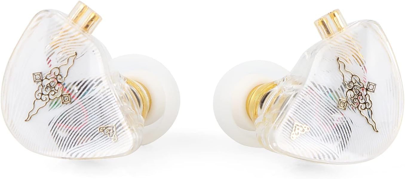 Linsoul TANGZU Wan’er S.G HiFi – Auriculares intrauditivos de diafragma de PET de 0.394 in con forma ergonómica, cable trenzado OFC desmontable de 2