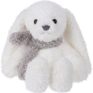 Apricot Lamb Juguetes de peluche blanco conejo con bufanda de peluche suave perfecto para niños 8.5 pulgadas Apricot Lamb Juguetes de peluche blanco conejo con bufanda de peluche suave perfecto para niños 8.5 pulgadas