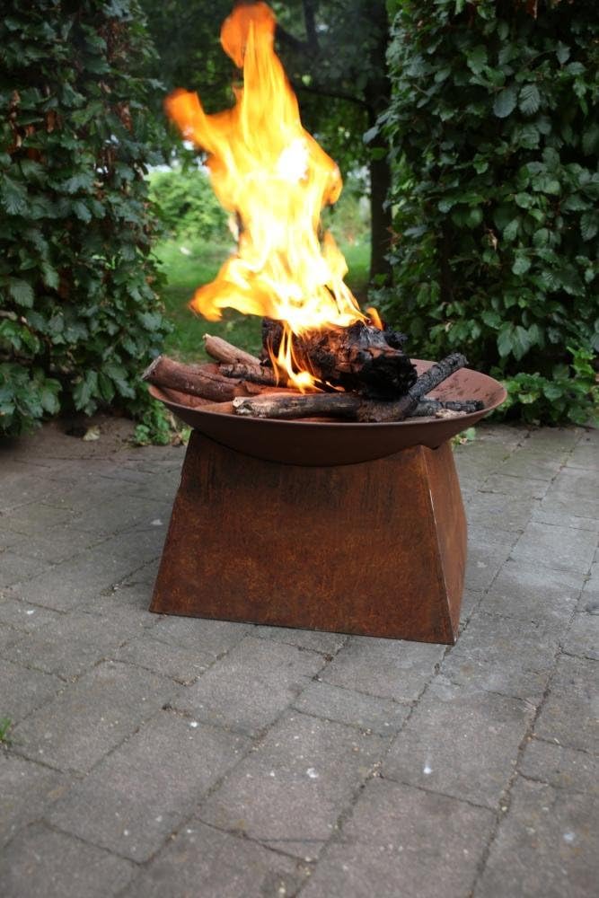 Esschert Design Cuenco de fuego de óxido