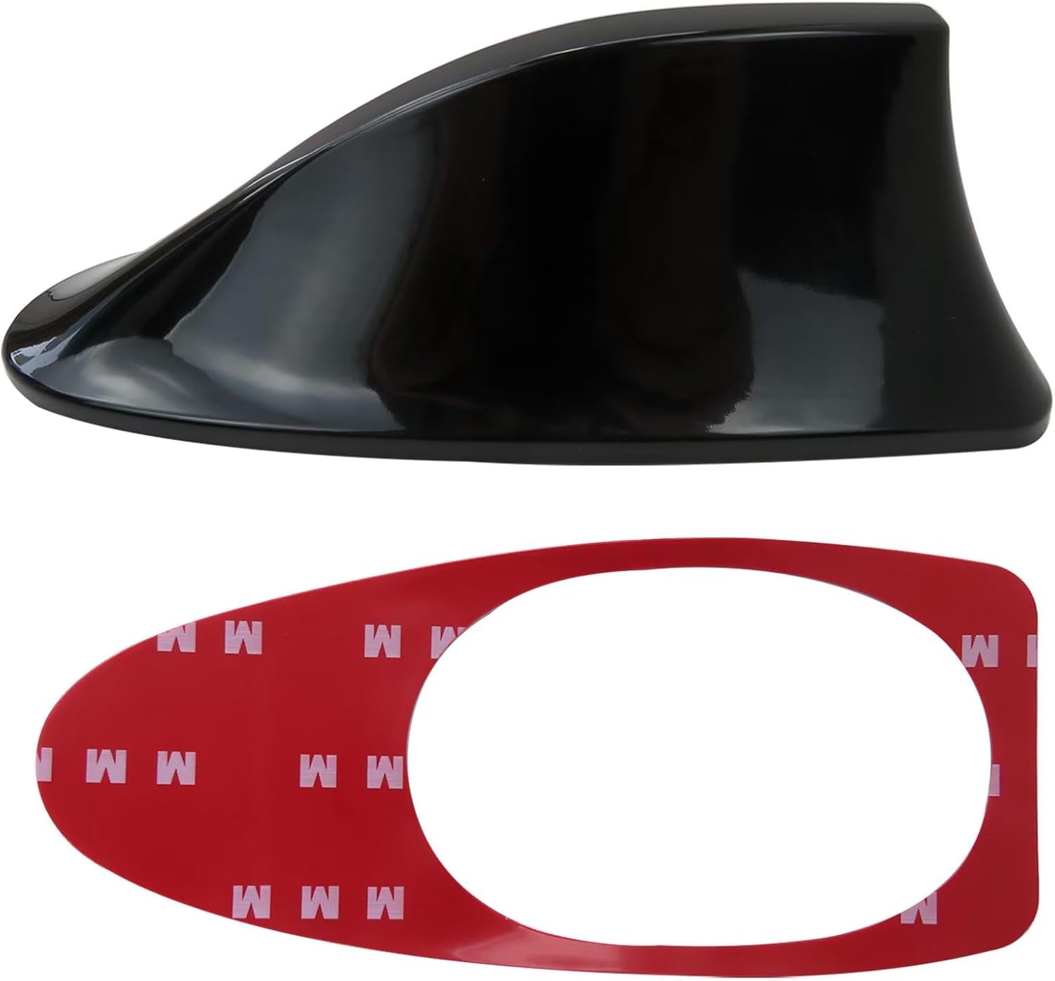 Cubierta De Antena De Techo De Aleta De Tiburón Ébano Para Hyundai Sonata Limited 2.0T Sedan 4-Door 2.0L 2015-2019 – Negro