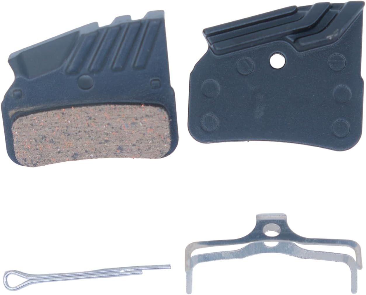 Inkesky 2 pares de pastillas de freno de disco BR-10 compatibles con Shimano N03A  resina con aleta de refrigeración