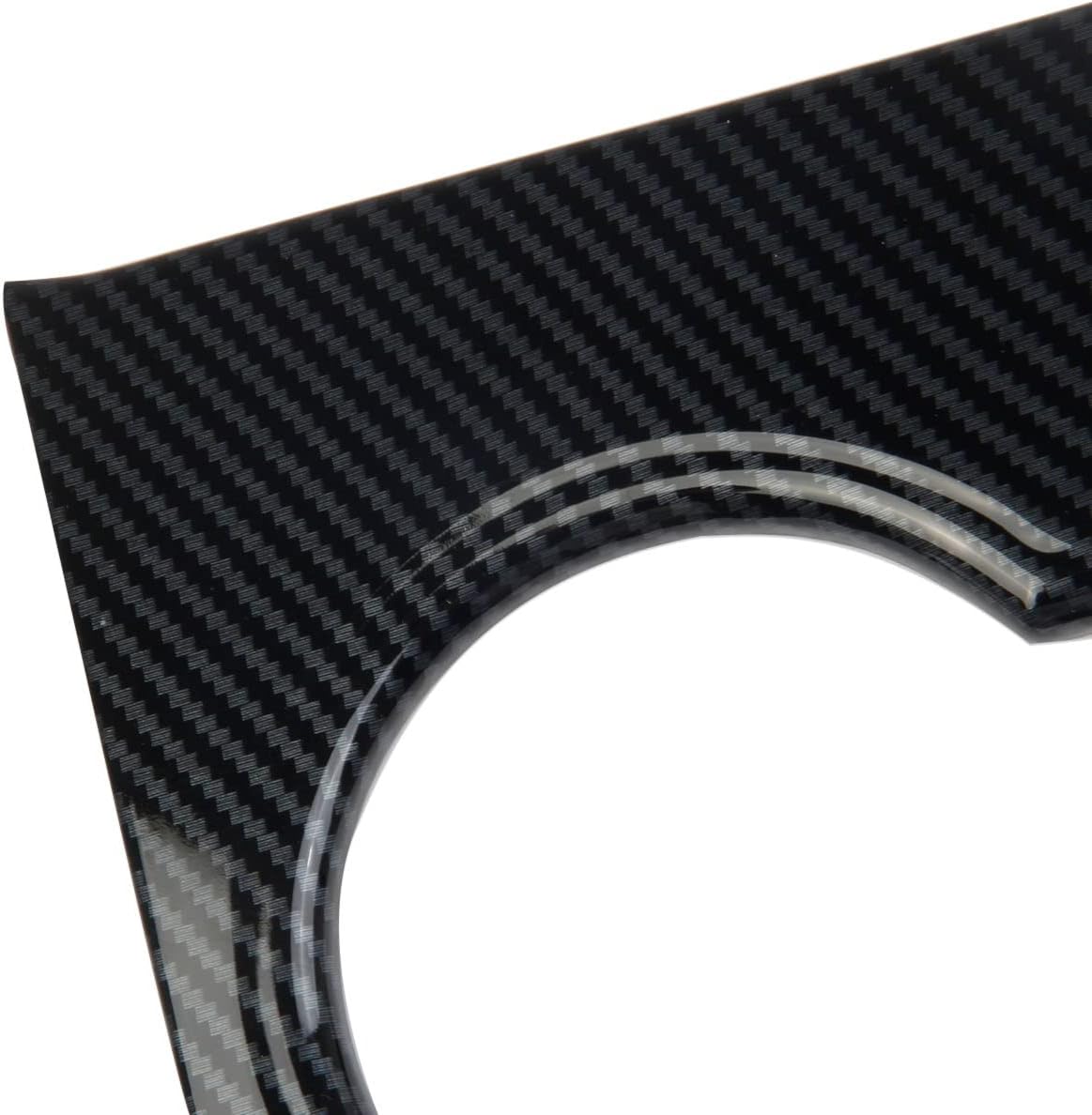 Accesorios de fibra de carbono para portavasos, cubierta de panel, accesorios para Chevy Tahoe Suburban 2021-2023
