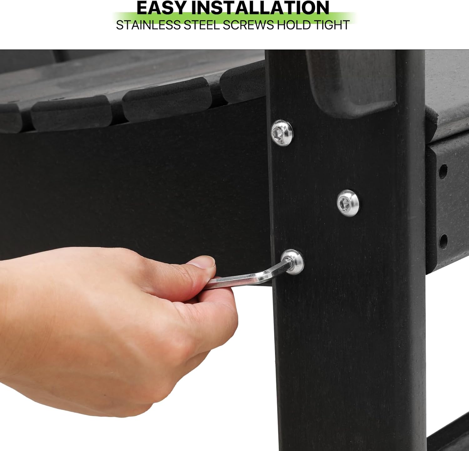Magshion Juego de 2 sillas Adirondack para exteriores, sillas de plástico para patio, césped, jardín, sillas resistentes a la intemperie, capacidad