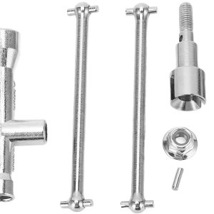 Eje de transmisión trasero RC, eje de transmisión RC de acero de alta dureza para SCY 16101 16102 16103 16201PRO 116 RC Car Eje de transmisión trasero RC, eje de transmisión RC de acero de alta dureza para SCY 16101 16102 16103 16201PRO 116 RC Car