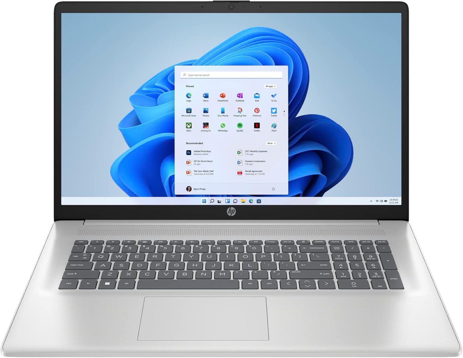 HP Computadora portátil 17 FHD de 17.3 pulgadas (1920 x 1080), procesador Intel Core i7-1355U de 13 generación de 10 núcleos hasta 5.0 GHz, RAM DDR4