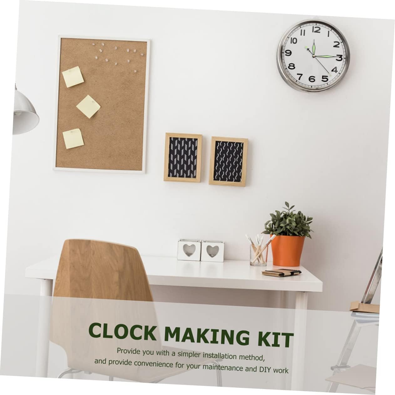 VOSAREA 20 Sets Luminosas Manos Reloj Piezas Reloj Pared Relojes Decoración Sudor Traje Reparación Reloj Punteros Creativo Reloj De Pared Punteros