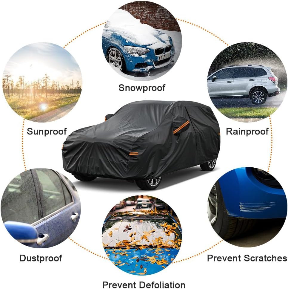 Kayme – Cubierta completa impermeable de 7 capas para vehículo deportivo utilitario Subaru Outback (1994-2024), apta para todo clima, protección