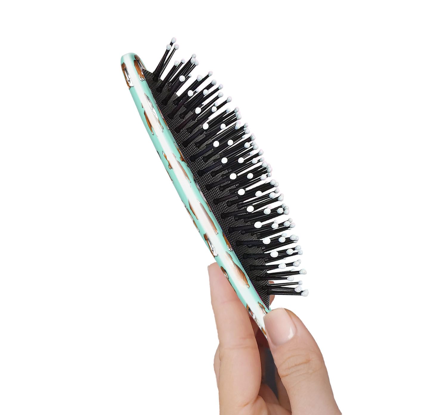 WIRESTER Cepillo desenredante para todo tipo de cabello, cepillo de pelo para niñas y mujeres, adecuado para cabello húmedo y seco, posturas