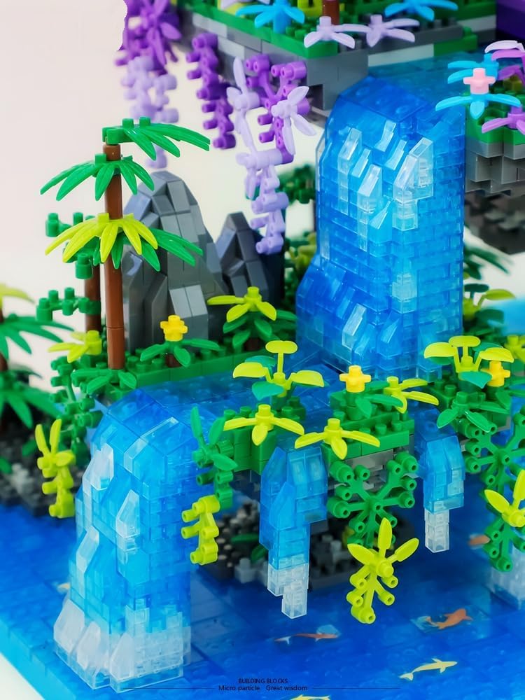 The Moon Palace – Juego de bloques de construcción de bloques de construcción de gran tamaño, colección de arquitectura china, regalo para adultos y