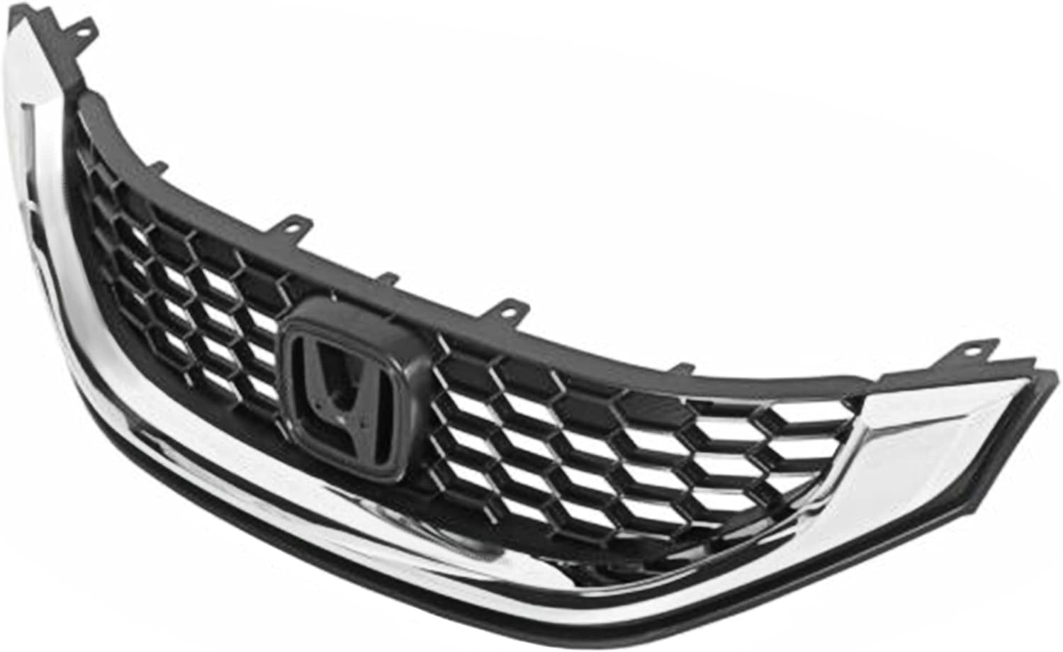 Para 2013 2014 2015 Honda Civic Sedan Parachoques Delantero Superior Parrilla WChrome Trim Parachoques Asamblea HO1200216