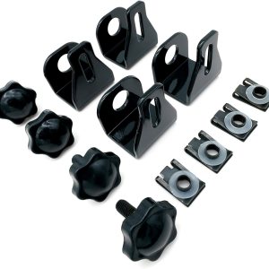 Americruise – Cerraduras negras para alforjas de motocicleta, tornillos antirrobo para alforja para Harley Davidson Touring Street Glide Electra Americruise – Cerraduras negras para alforjas de motocicleta, tornillos antirrobo para alforja para Harley Davidson Touring Street Glide Electra