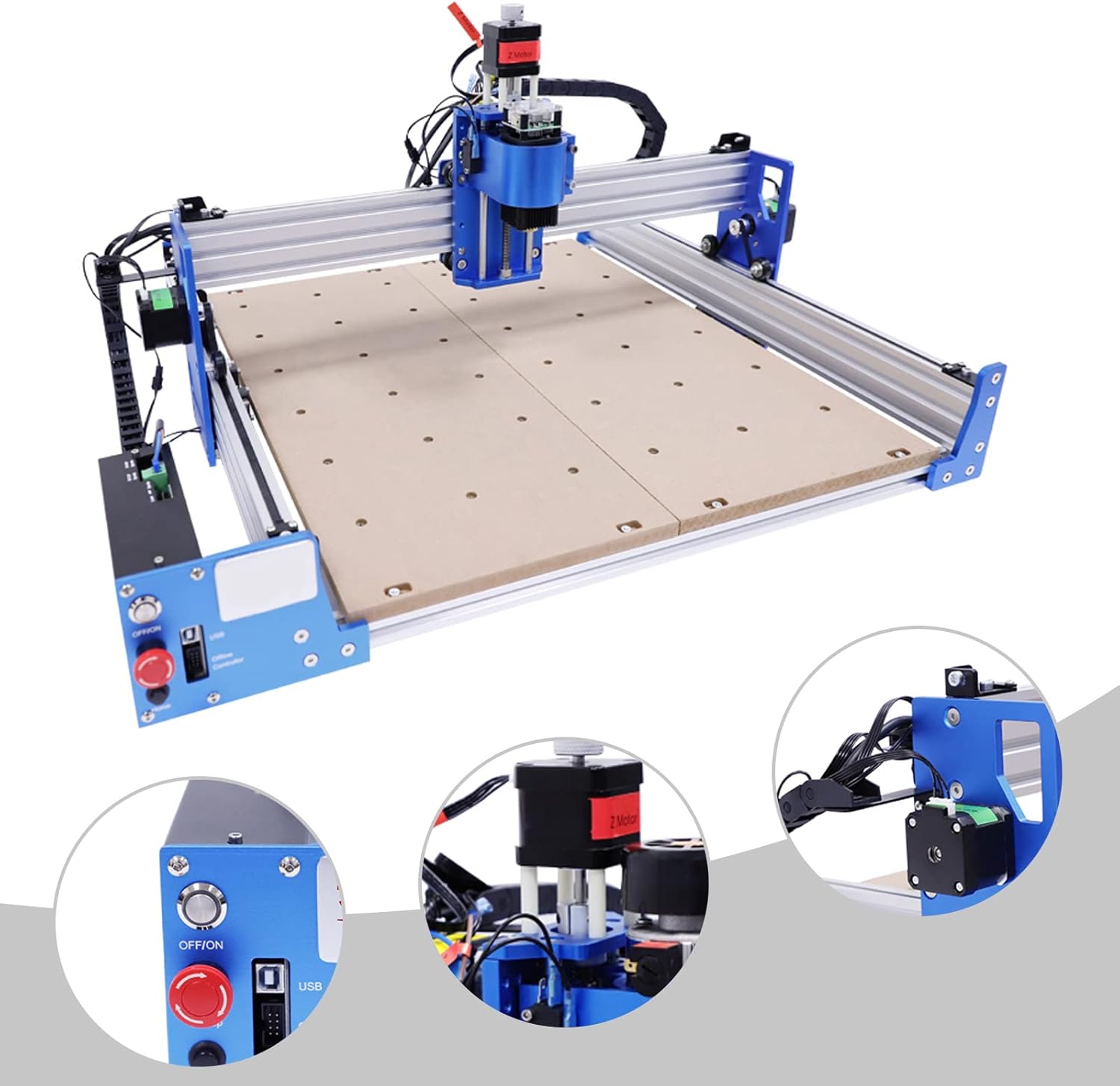 Máquina de grabado CNC 4040 CNC Router Machine Kit Pro Fresadora para Madera Metal Acrílico MDF Tallado Artesanía