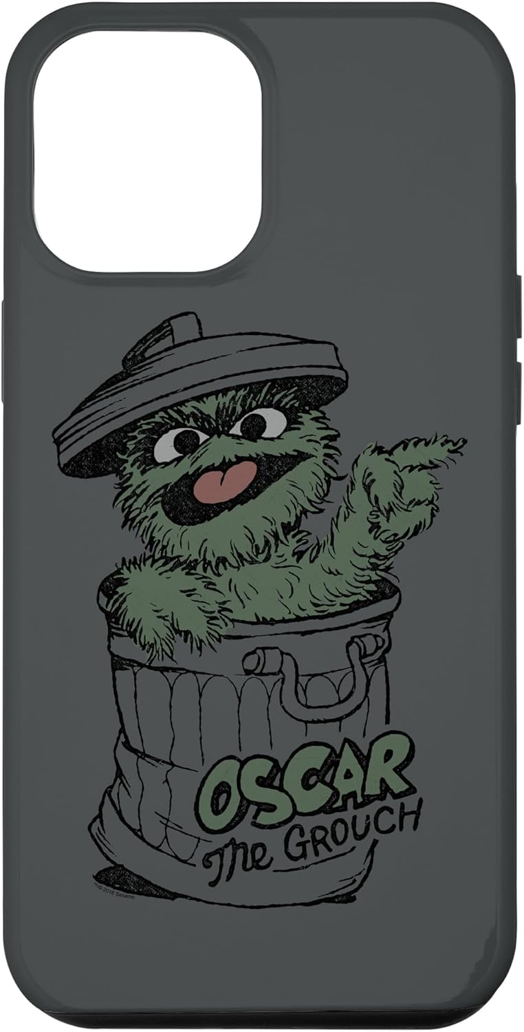 Funda para iPhone 14 Pro Max Sesame Street Oscar Early Grouch