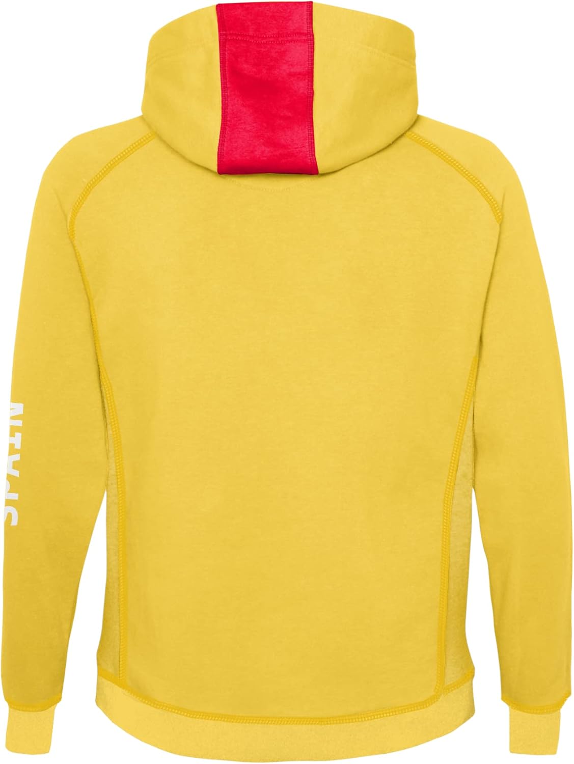Outerstuff Sudadera con capucha de forro polar con tecnología raglán en contraste para hombre