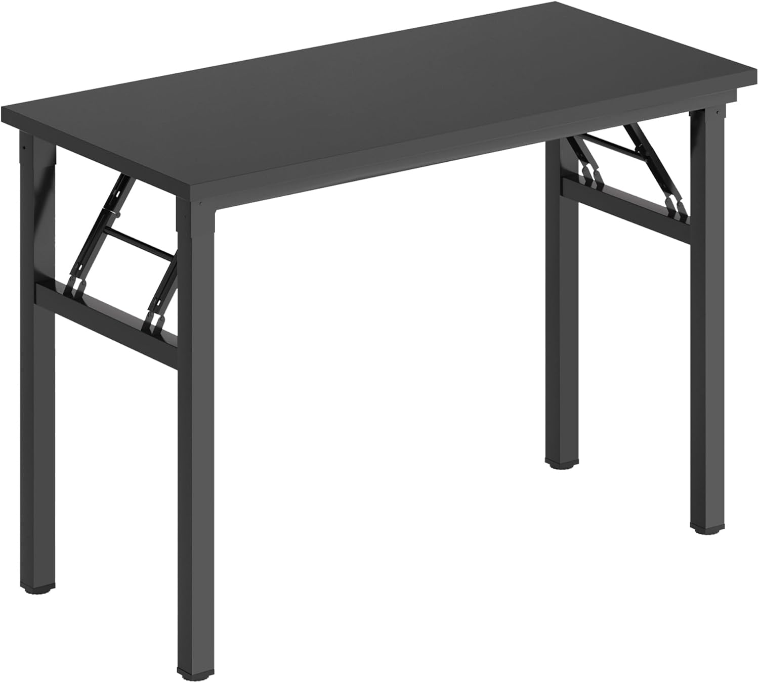 DlandHome – Escritorio plegable para computadora, estación de trabajo, mesa de conferencias, escritorio de oficina en casa, totalmente ensamblado,