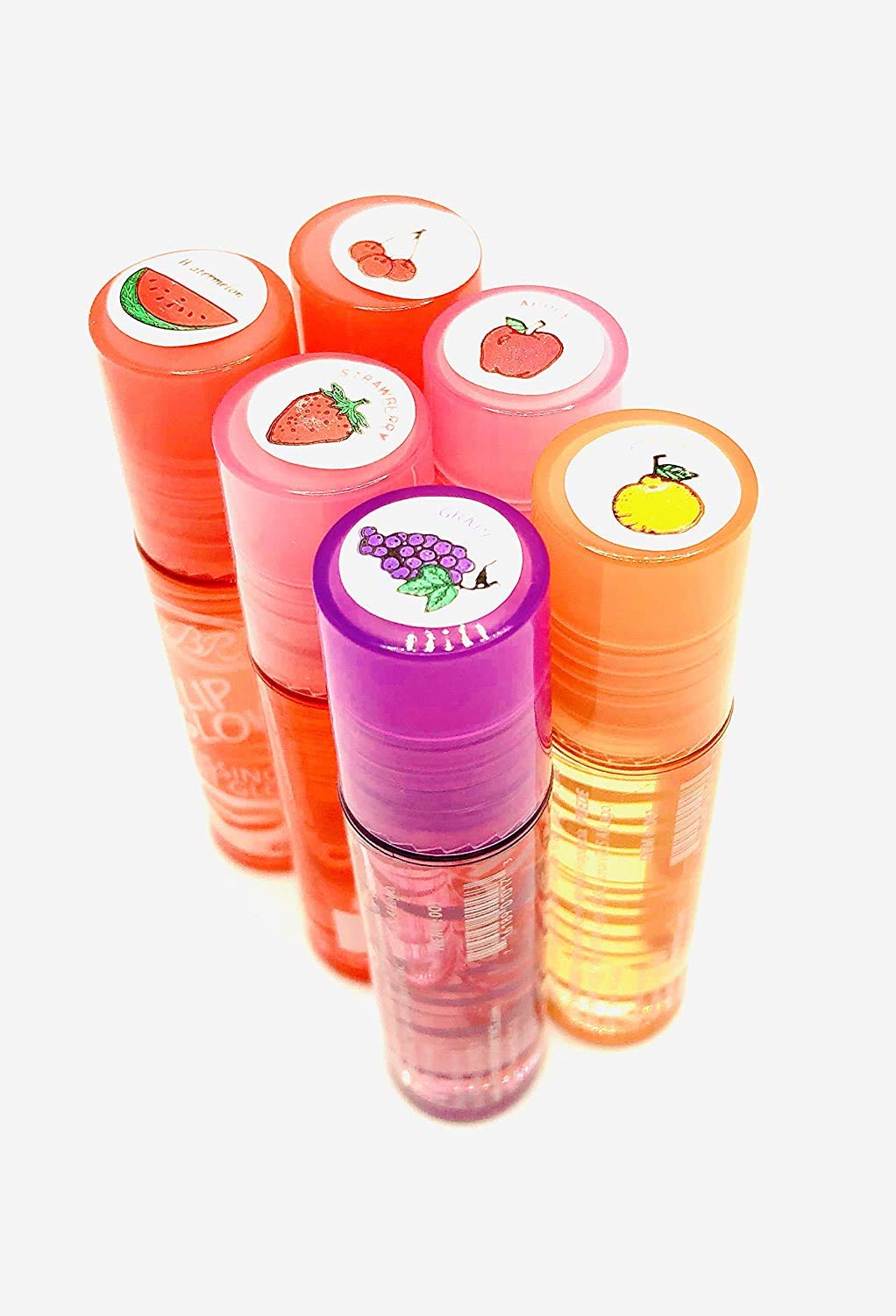 Brillo de labios besando fruta brillo seis piezas
