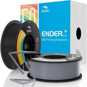 Creality Filamento de impresora 3D, filamento PLA Plus de 0.069 pulgadas, PLA Pro negro y gris, dureza mejorada precisión dimensional +- 0.001 Creality Filamento de impresora 3D, filamento PLA Plus de 0.069 pulgadas, PLA Pro negro y gris, dureza mejorada precisión dimensional +- 0.001