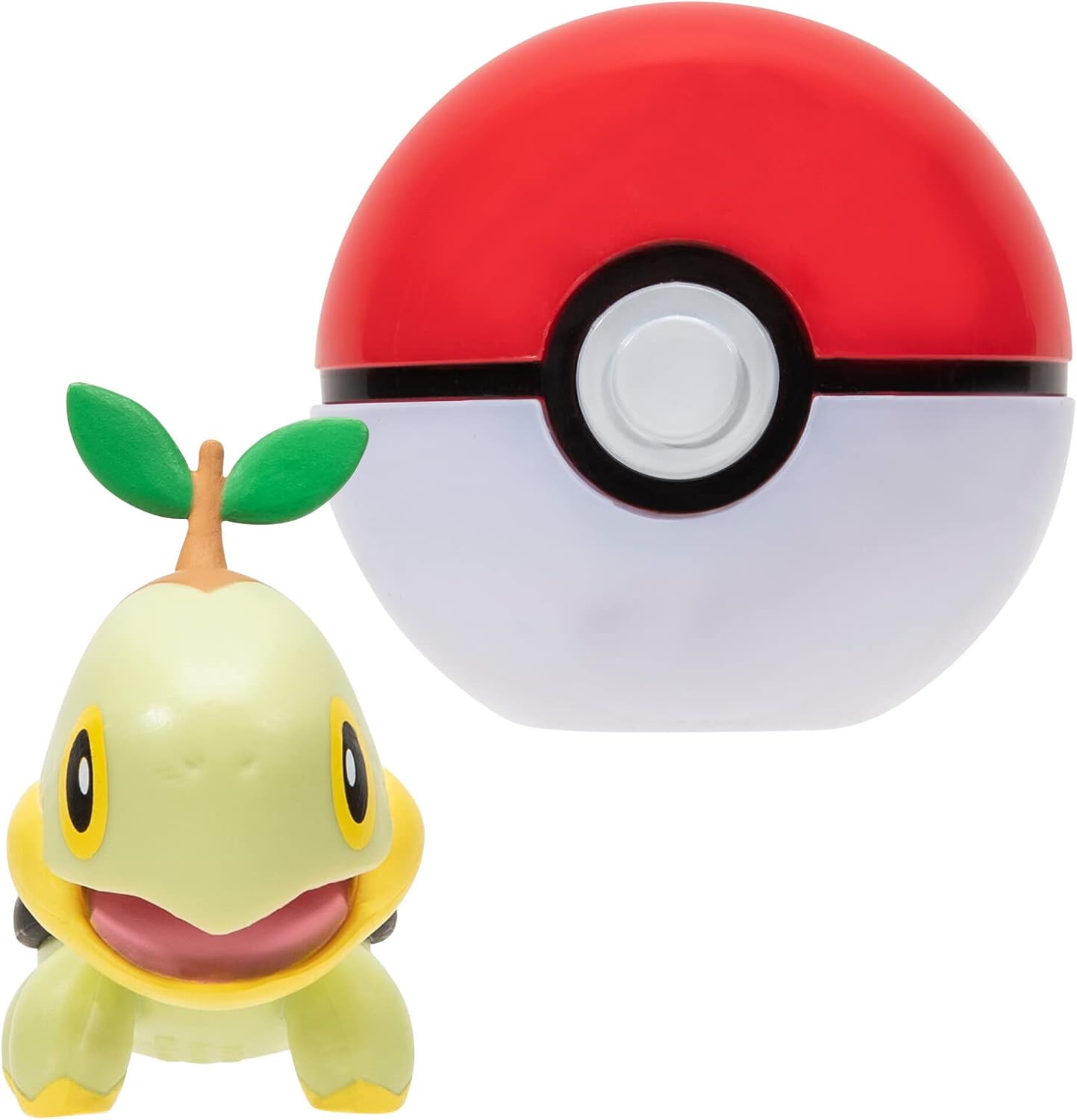 Pokémon PKW2662 – Clip’n’Go Pokéball – Chelast & Pokéball, Official Pokéball with Detailed 5 cm Figure