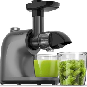 MAMA’S CHOICE Máquinas exprimidoras, exprimidor de masticación lenta para verduras y frutas, extractor de jugo de prensa en frío, fácil de limpiar MAMA’S CHOICE Máquinas exprimidoras, exprimidor de masticación lenta para verduras y frutas, extractor de jugo de prensa en frío, fácil de limpiar
