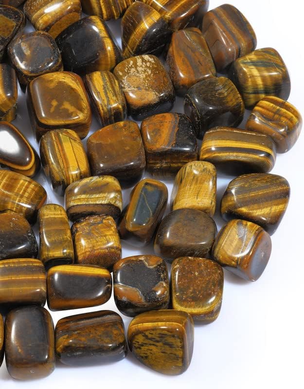 Juego de piedras pulidas de 1 libra, cristales y piedras curativas, piedras preciosas y cristales, piedras pulidas y cristales a granel, piedras