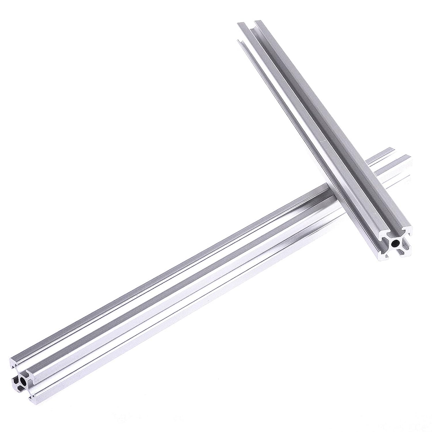 Perfil de aluminio de 31.496in, ranura en T de 0.236in, perfil de aluminio, riel lineal estándar europeo anodizado para impresora CNC y 3D
