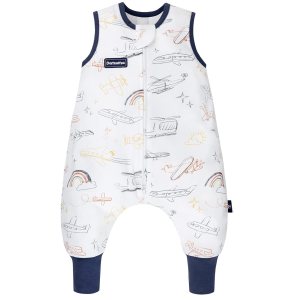 Saco de dormir para niños pequeños de 1.0 tog ultra suave de algodón y rayón hecho de bambú, saco de dormir con pies 2t-3t para caminantes de 24 a Saco de dormir para niños pequeños de 1.0 tog ultra suave de algodón y rayón hecho de bambú, saco de dormir con pies 2t-3t para caminantes de 24 a