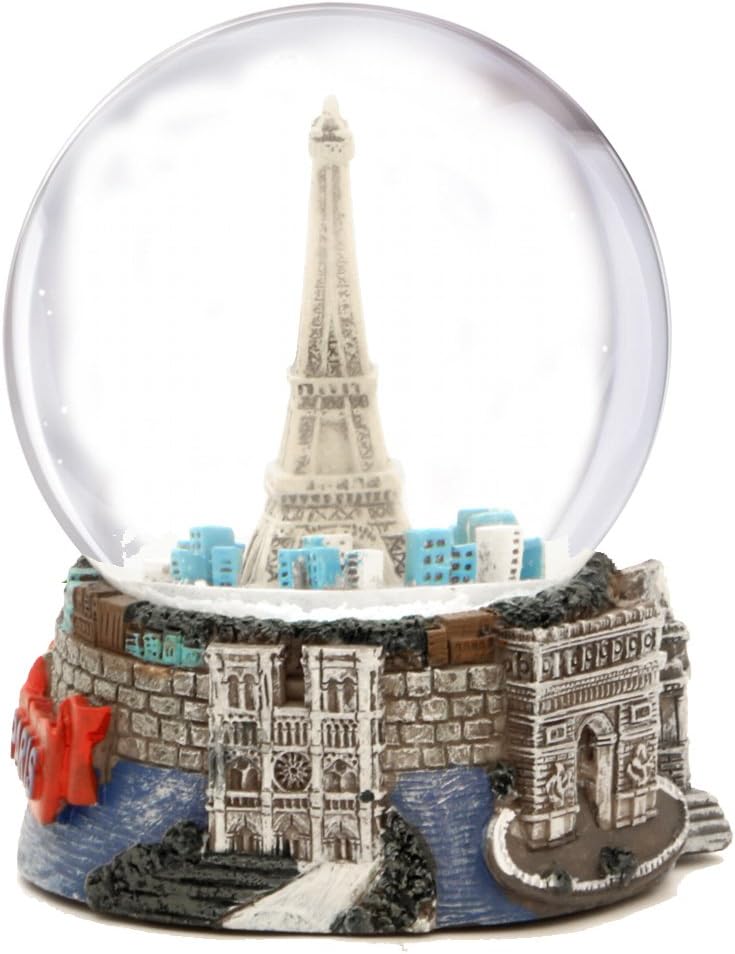 Mini Paris Effiel Tower – Globo de nieve (2,5 pulgadas)