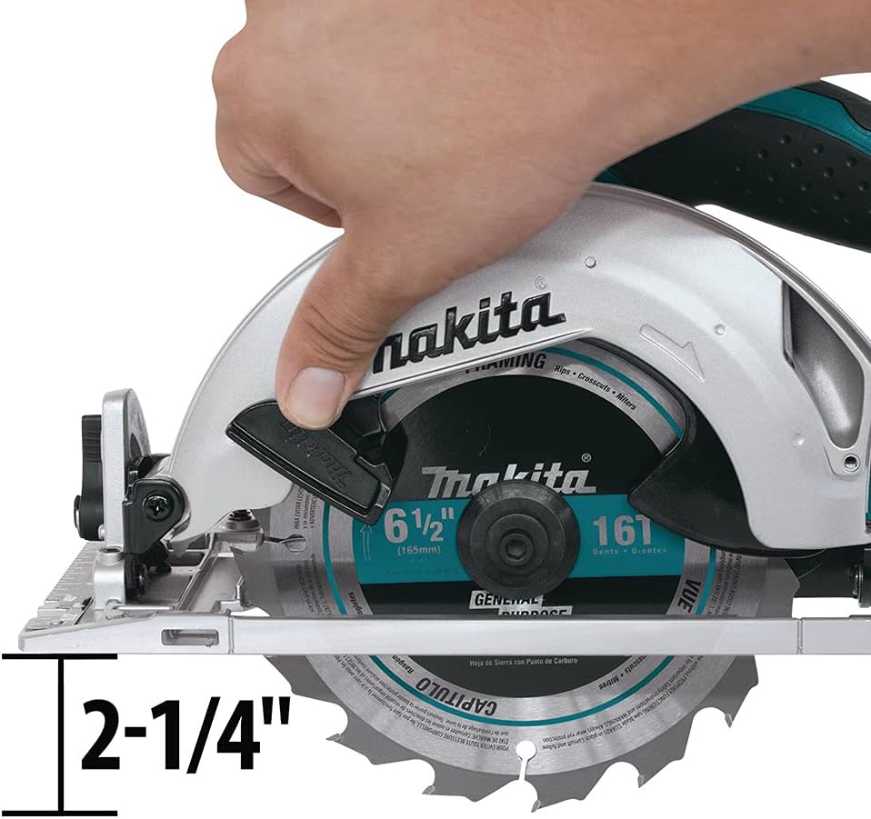 Makita Dss611Z Lxt Sierra circular inalámbrica de 18 V solo cuerpo