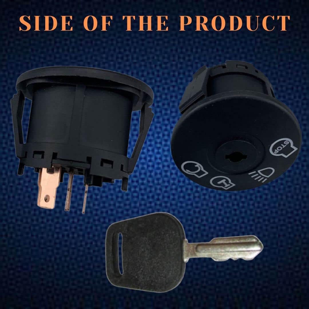 Paquete de 2 interruptores de encendido con 2 llaves para John Deere L100 L105 L107 L108 L110 L111 L120 L130 Interruptores de arranque con llave de