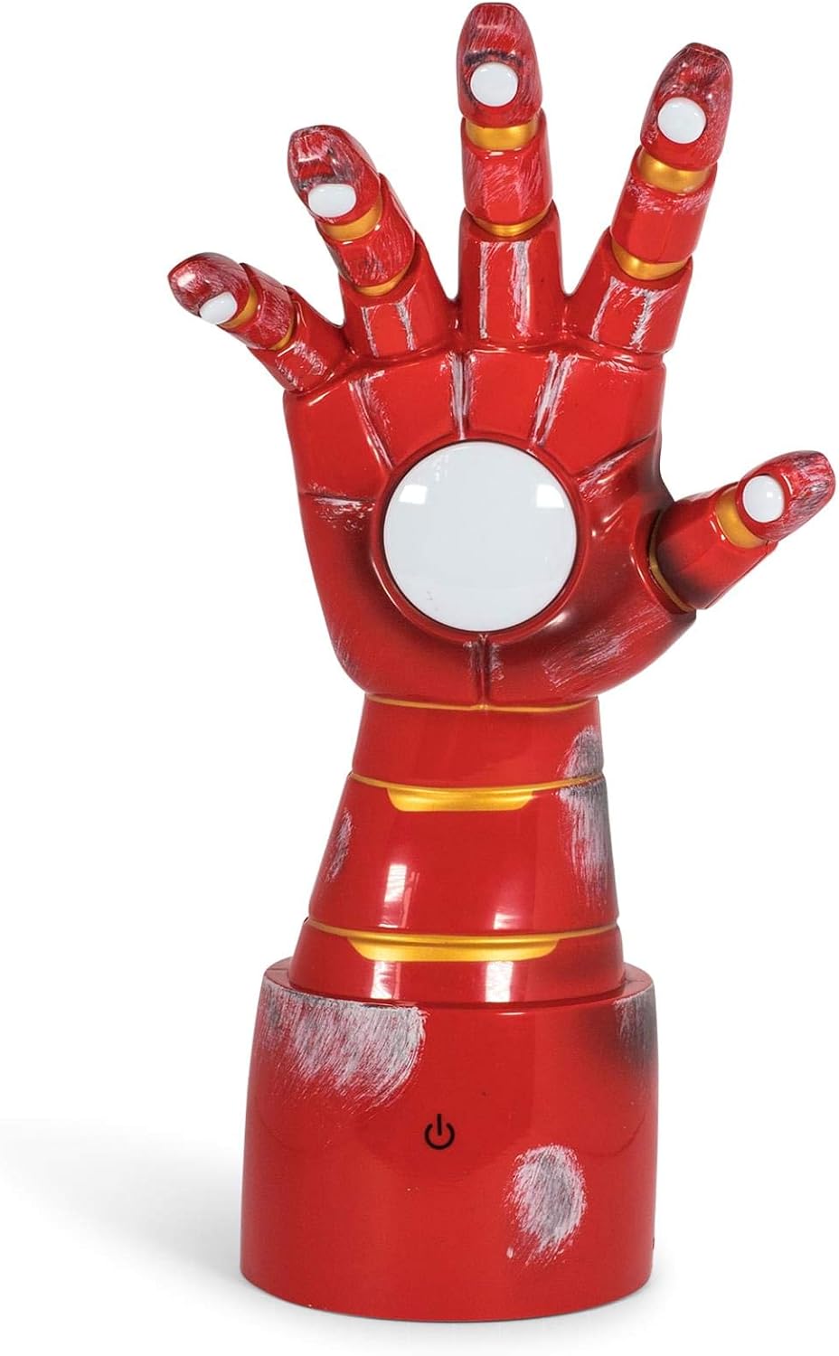 Ukonic Marvel Iron Man Gauntlet – Lámpara de escritorio LED coleccionable  14 pulgadas