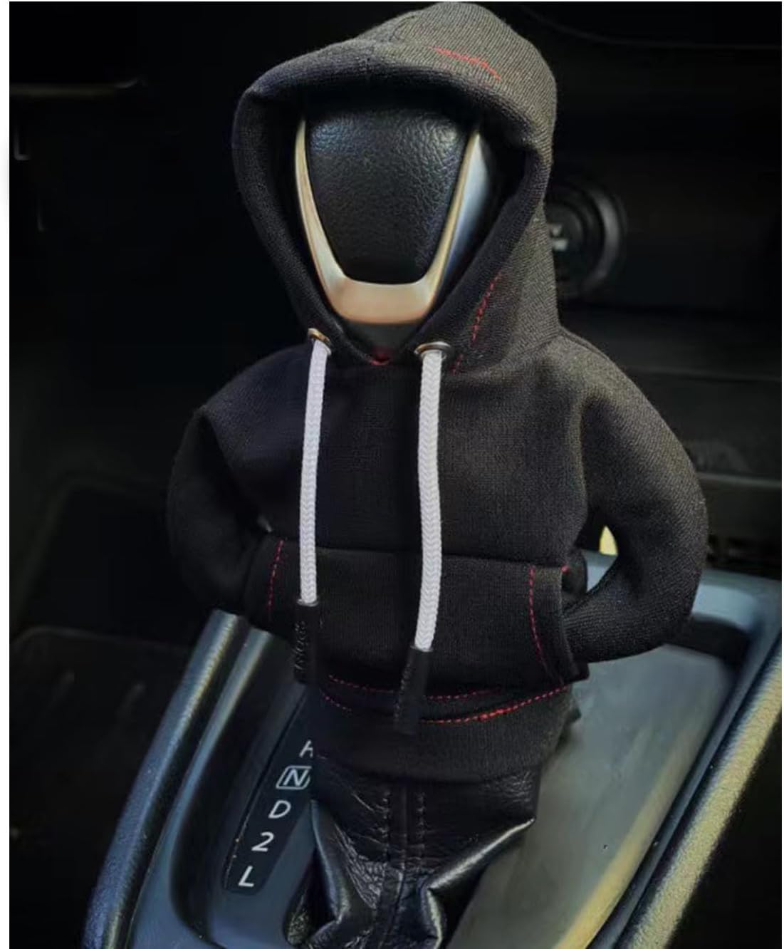 2 piezas de moda 2023 – Funda para palanca de cambios de automóvil, accesorios interiores de automóviles, pomos de cambio, camisa con capucha de