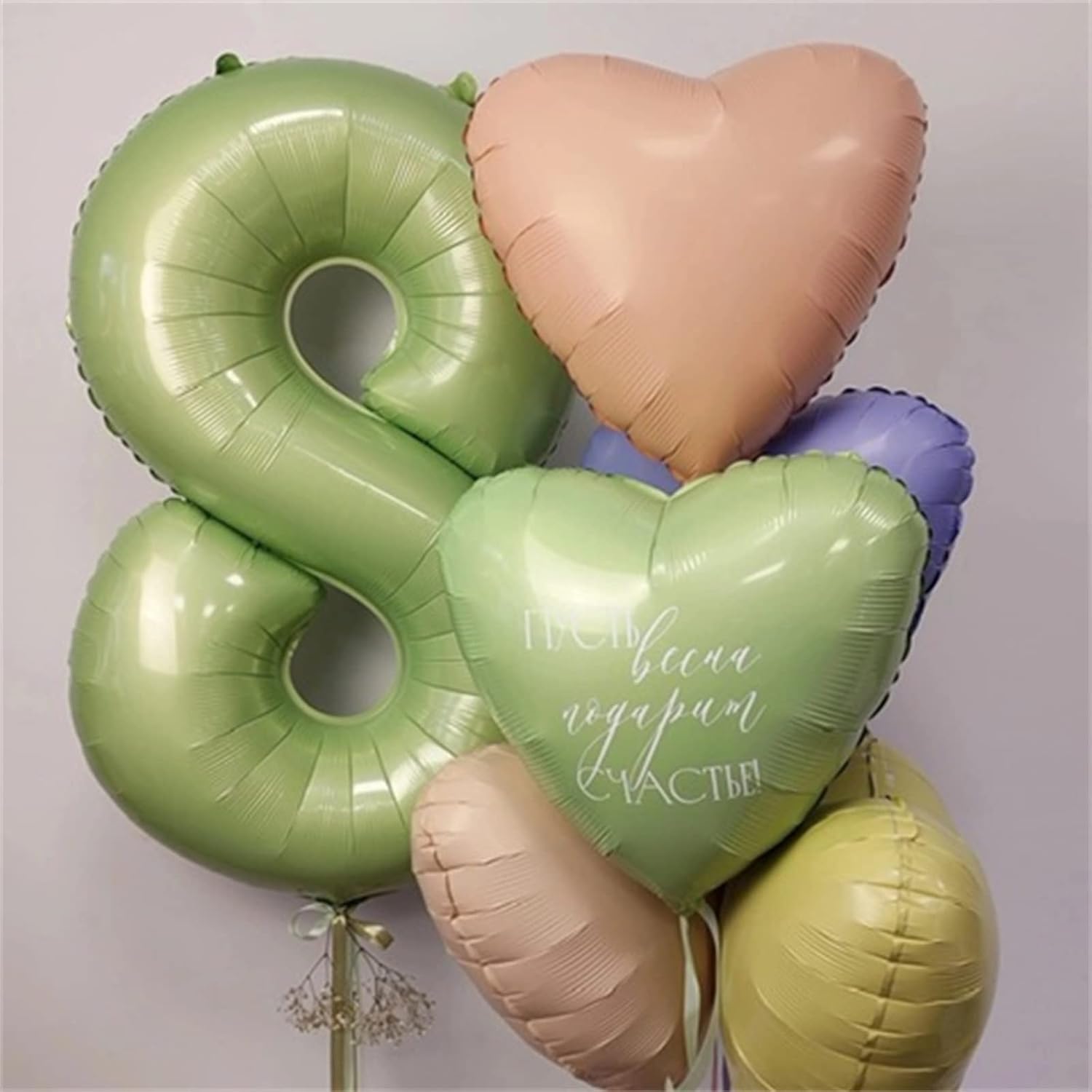 Globos de cumpleaños de 16 años para niñas, globos de 40 pulgadas de papel de aluminio verde salvia con números 16 para niñas y niños, globos de