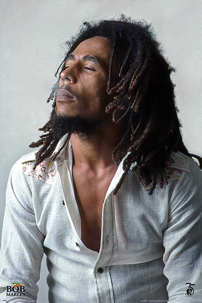 POSTER STOP ONLINE Bob Marley – Póster musical (redención – humo soplado) (tamaño 24 x 36)