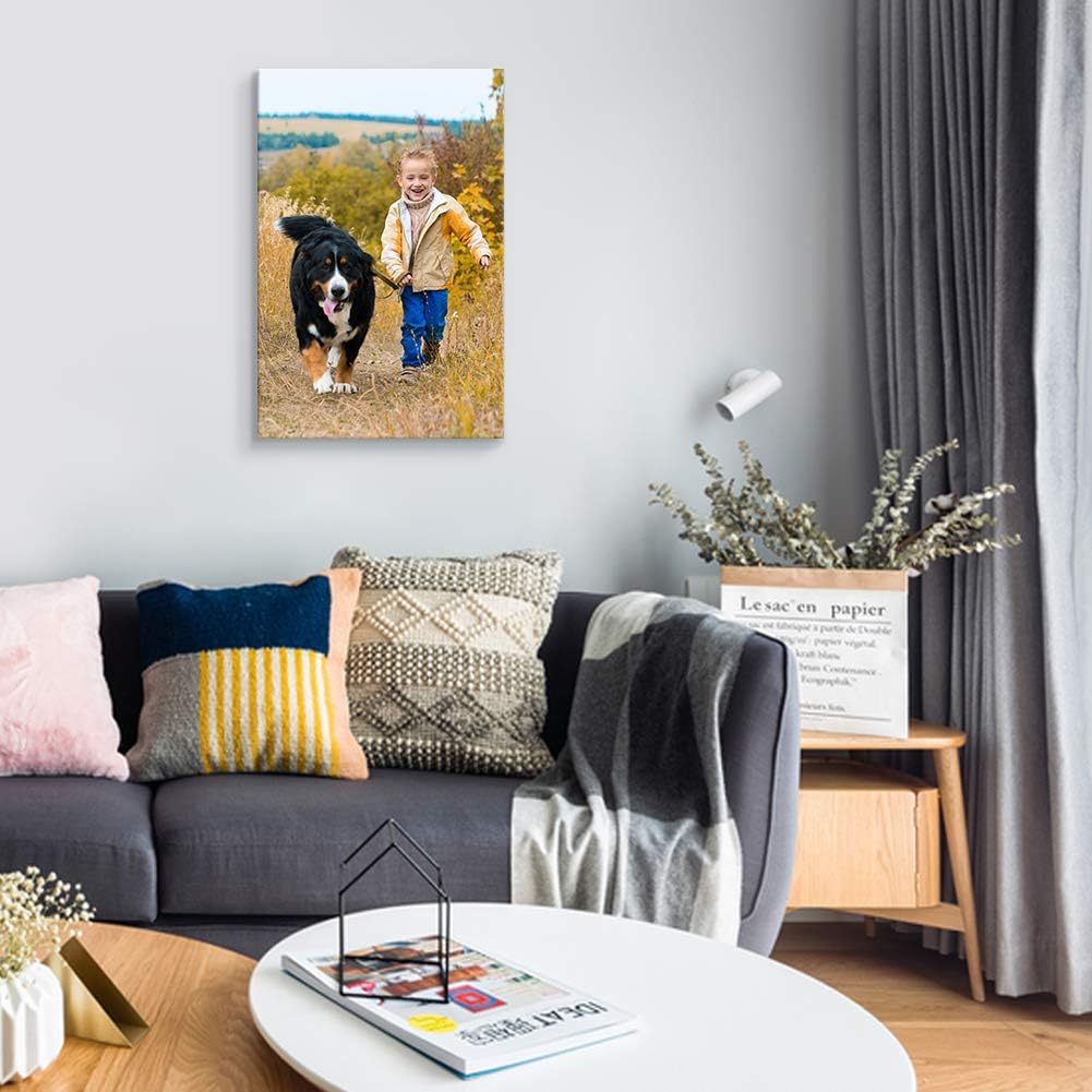 Signford, impresiones en lienzo a medida, póster personalizado de viaje, arte de pared con tus fotos en marco de madera