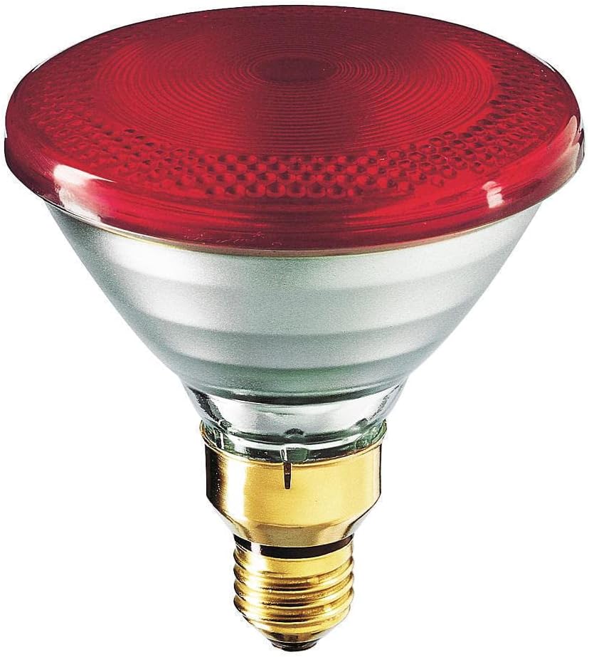 PHILIPS 600530 – PAR38 IR 175W E27 230V RED ‘IC’ Bombilla de luz de calor