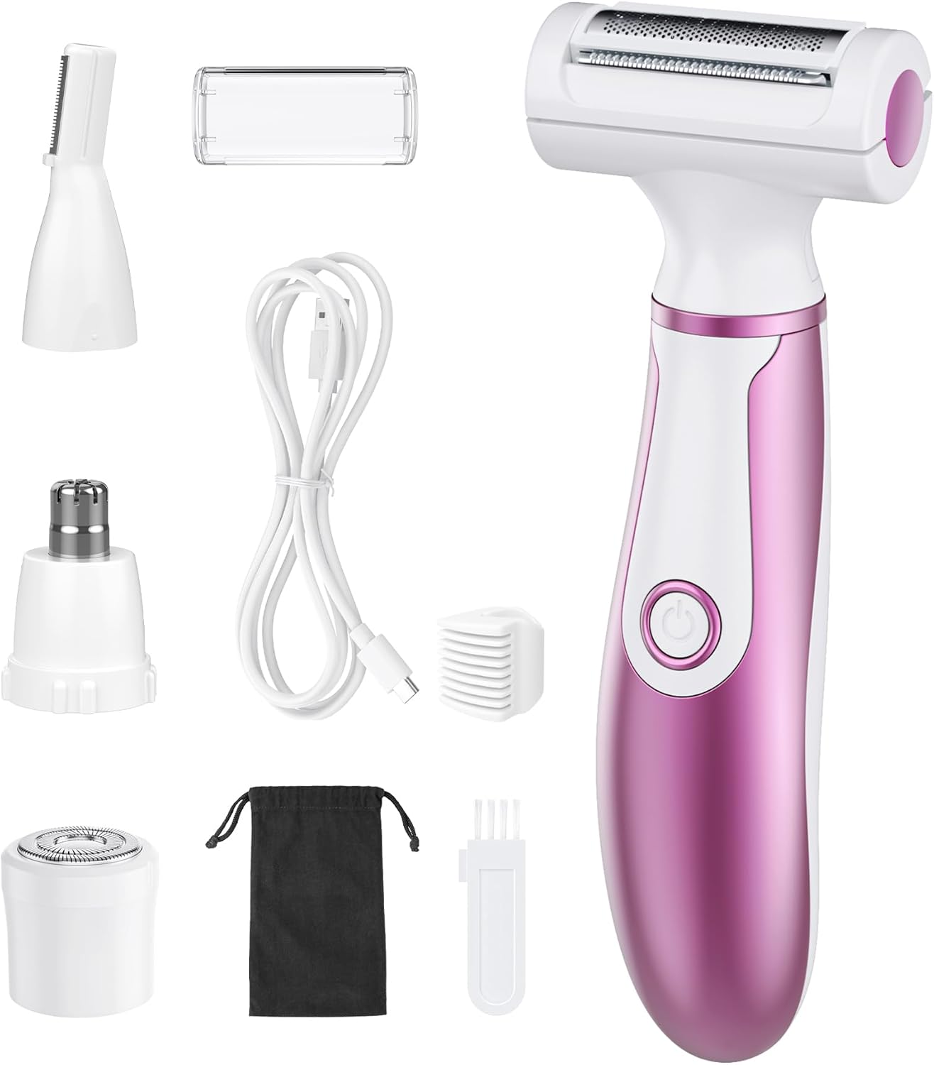 SEABIRD Maquinillas de afeitar eléctricas para mujeres, depiladoras inalámbricas recargables para depilación para piernas, cara, brazos, bikini,
