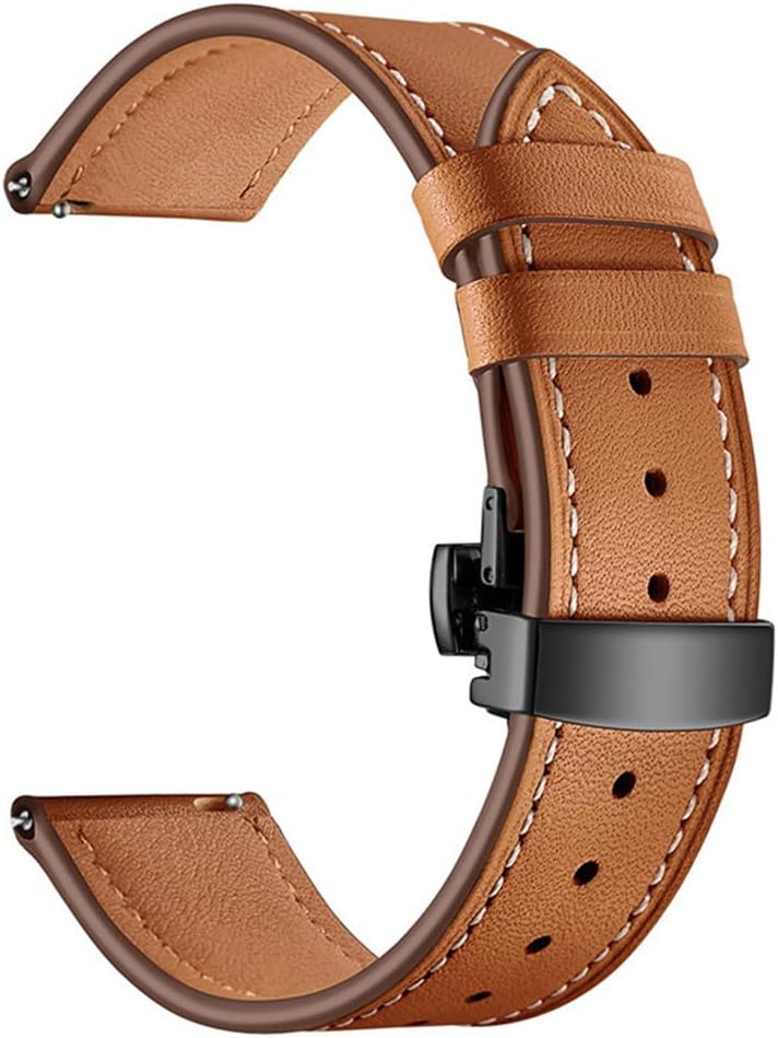 Correa de cuero para Samsung Galaxy Watch 5 Band 1.575 in 1.732 inGalaxy Watch 5 Pro Band 1.772 inGalaxy Watch 4 Band 1.575 in 1.732 in4 Classic
