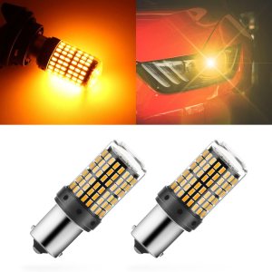 Paquete de 2 bombillas LED de freno 1157, bombilla de repuesto BAY15D de 12 V-24 V para freno de reversa, cola de correr, estacionamiento, universal Paquete de 2 bombillas LED de freno 1157, bombilla de repuesto BAY15D de 12 V-24 V para freno de reversa, cola de correr, estacionamiento, universal