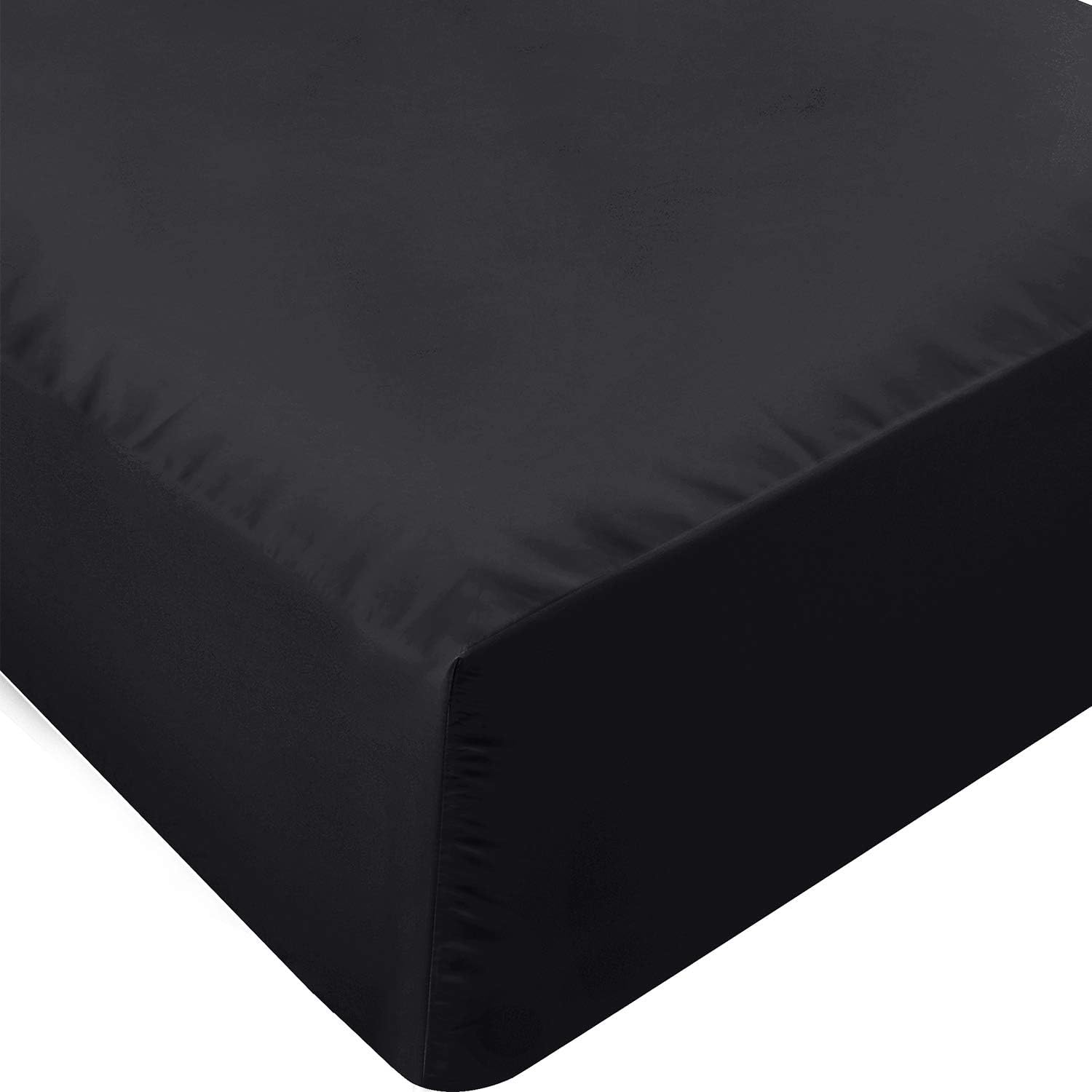 Sábana ajustable, resistente a las arrugas, a la decoloración y a las manchas, hipoalergénicas, incluye un sábana ajustable Utopía Bedding,