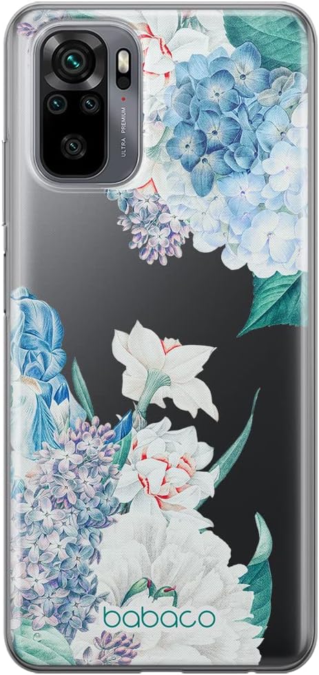 ERT Group Mobile Phone case for Xiaomi REDMI Note 10 10S Original and Officially Licensed Pattern Flowers 027 optimally adapted to The Shape of The
