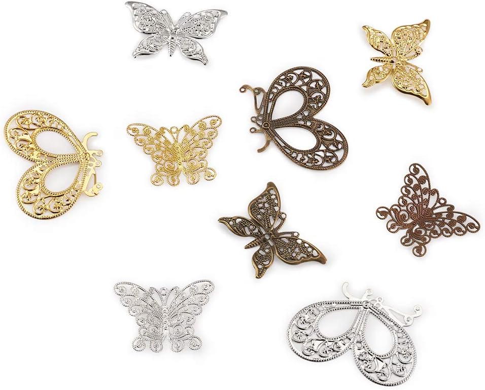 Pandahall – Colgantes de araña de aleación tibetana para hacer joyas y collares