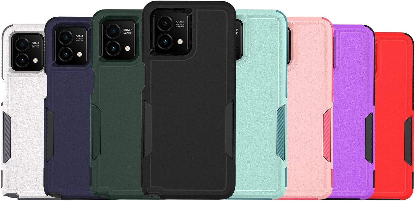Funda para Moto G Stylus 5G 2023 funda protectora de doble capa resistente para teléfono celular, a prueba de golpes, con protector de pantalla,