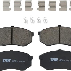 TRW Pro TRC0433 Juego de pastillas de freno de disco para Toyota Tacoma 1995-2004, frontal y otras aplicaciones TRW Pro TRC0433 Juego de pastillas de freno de disco para Toyota Tacoma 1995-2004, frontal y otras aplicaciones