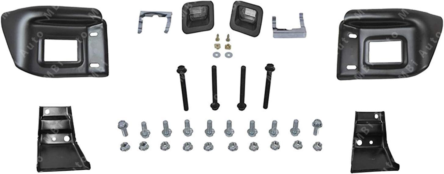 ACANII – Para 2002-2008 Dodge Ram 1500 03-09 Ram 2500 3500 Piackup Truck Chrome Steel Rear Srep parachoques conjunto completo