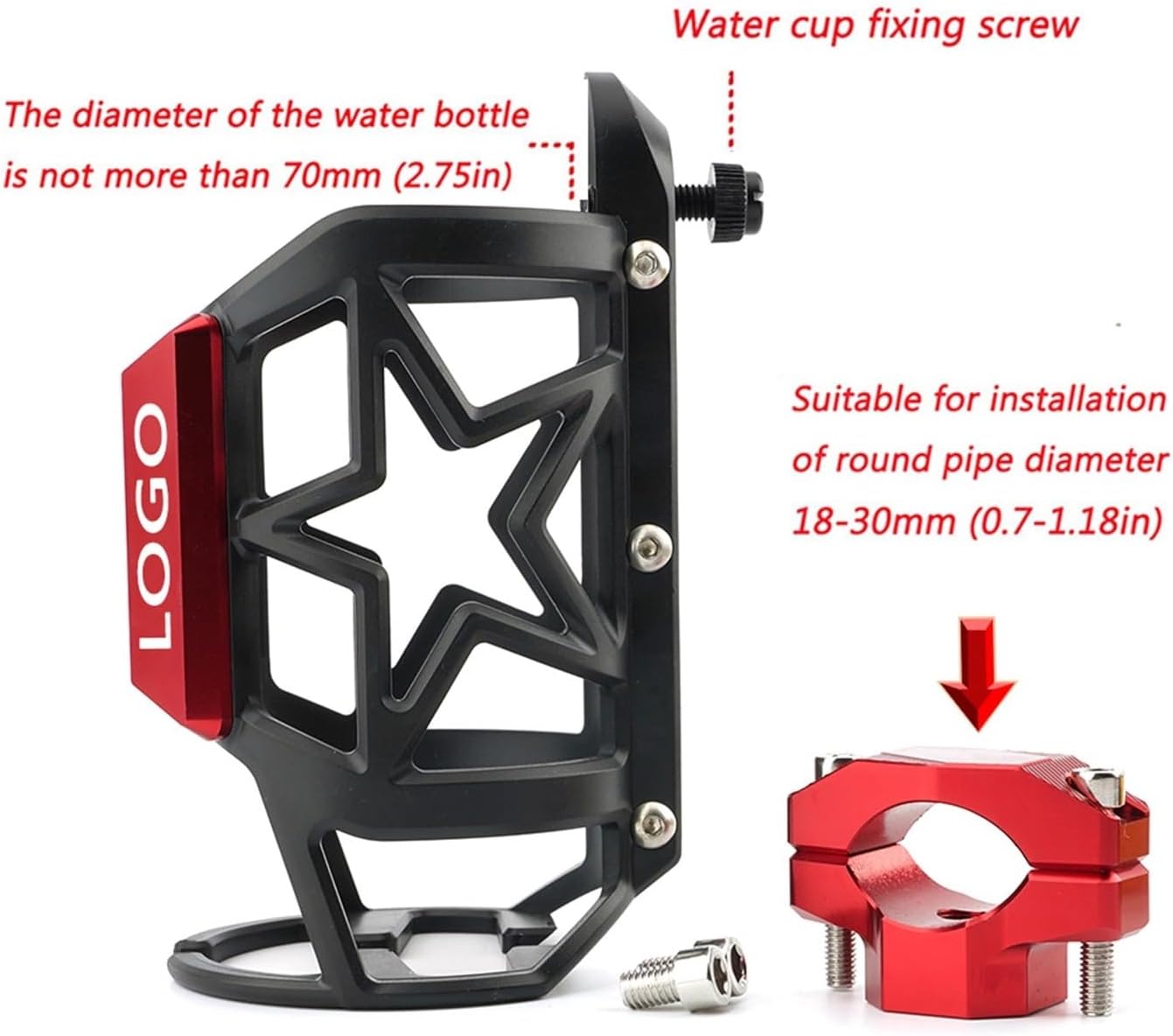 Para Kawa-saki VERS-&YS X-300 X300 650 1000 2012-21 2022 2023 Accesorios CNC para motocicleta, soporte para vasos de bebidas, soporte universal para
