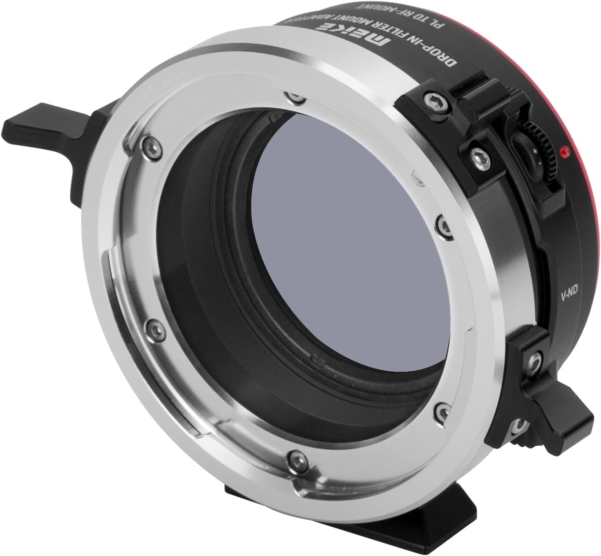 Meike MK-PLTRF-C VND Adaptador de lente de enfoque manual con convertidor de filtros UV transparentes y ND variable para lentes de cine ARRI