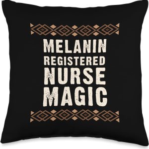 African American Juneteenth Black History Month Melanin Black Pride Registered Nurse Magic Juneteenth – Almohada de 16 x 16 pulgadas, multicolor African American Juneteenth Black History Month Melanin Black Pride Registered Nurse Magic Juneteenth – Almohada de 16 x 16 pulgadas, multicolor
