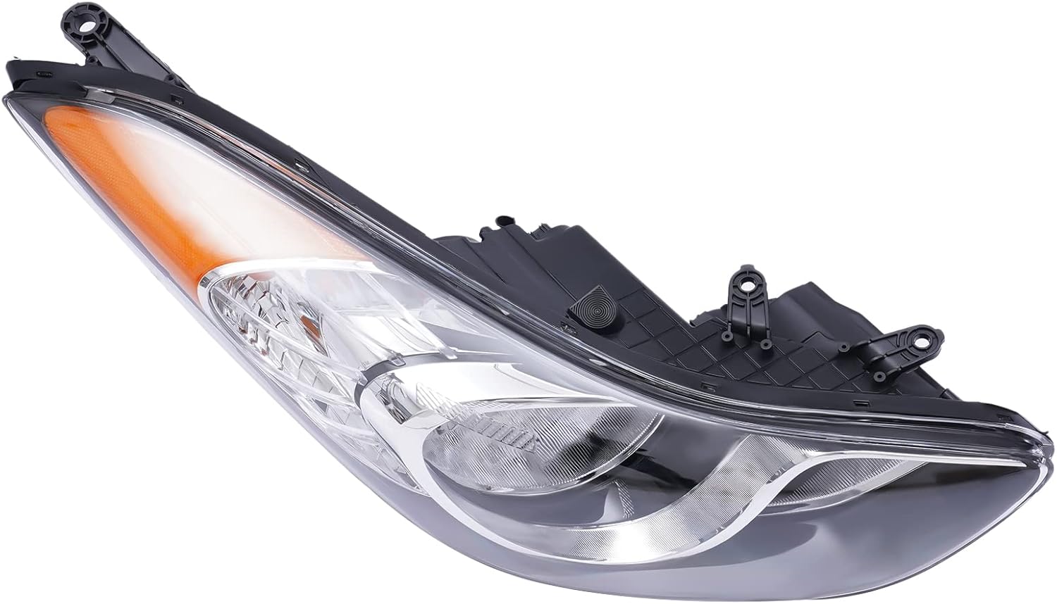 JINHZIXIU Para 2011 2012 2013Hyundai Elantra Sedan Conjunto de faro halógeno Faro delantero del pasajero Faro delantero 92102-3Y000 921023Y000