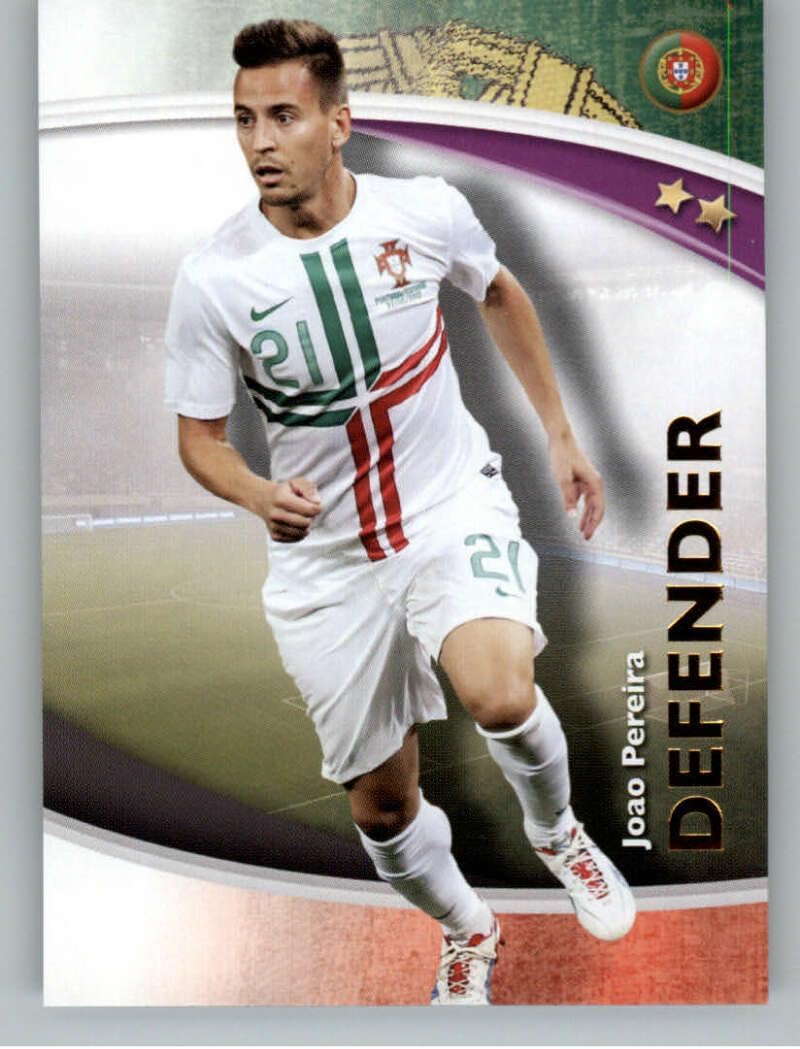 2014 Futera World Football Online Series 4 Issue 1#53 Joao Pereira Portugal Soccer Card in Raw (NM or Better) Condition