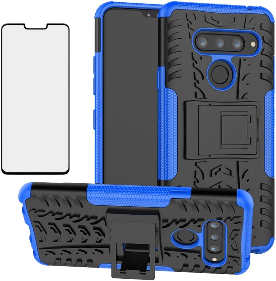 Asuwish Funda de teléfono para LG V40 XW US Azul